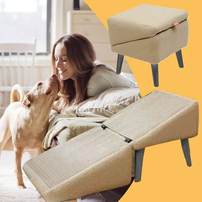 Foldable Non-Slip Pet Ramp & Step Stool