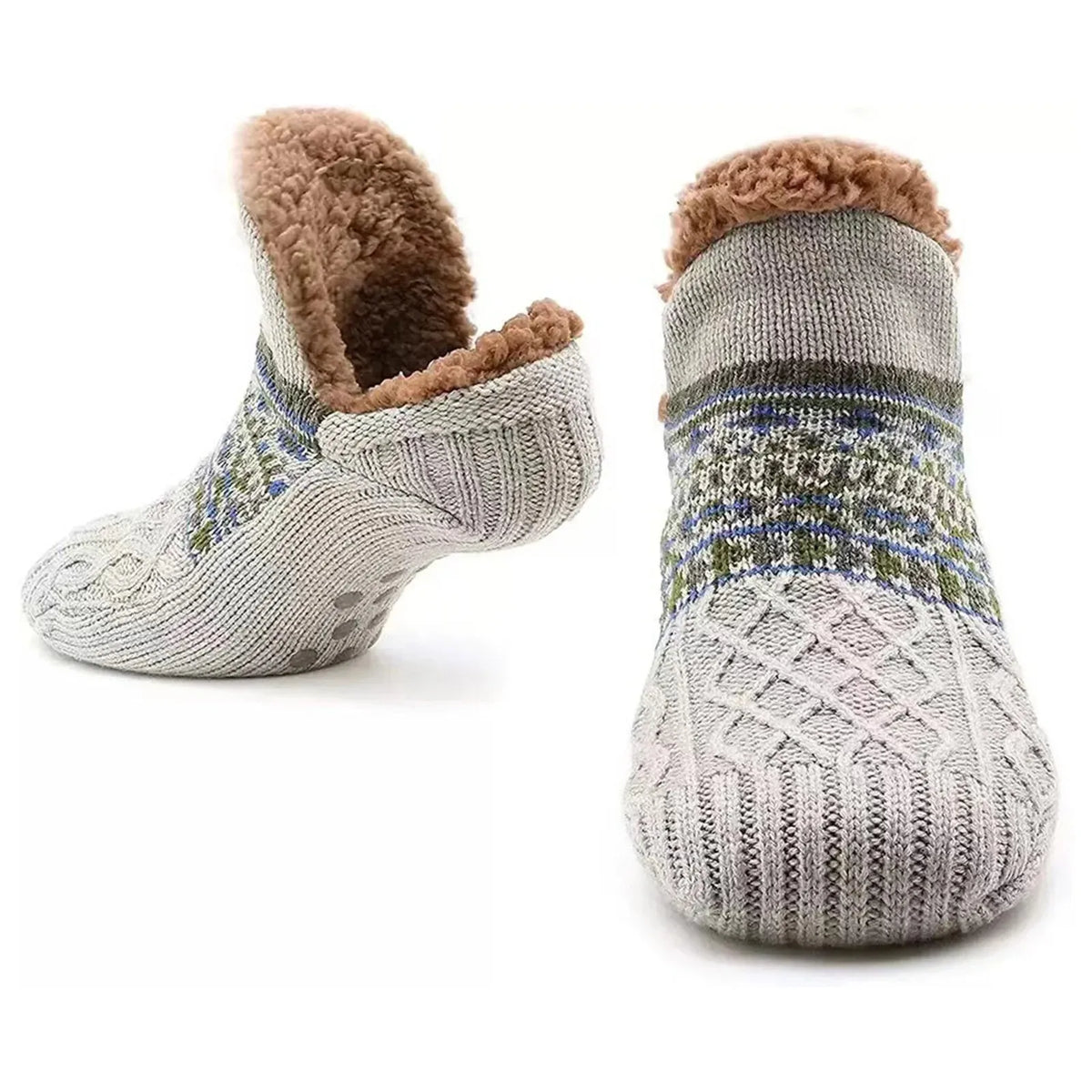 Warm Fleece Non-Slip Floor Socks