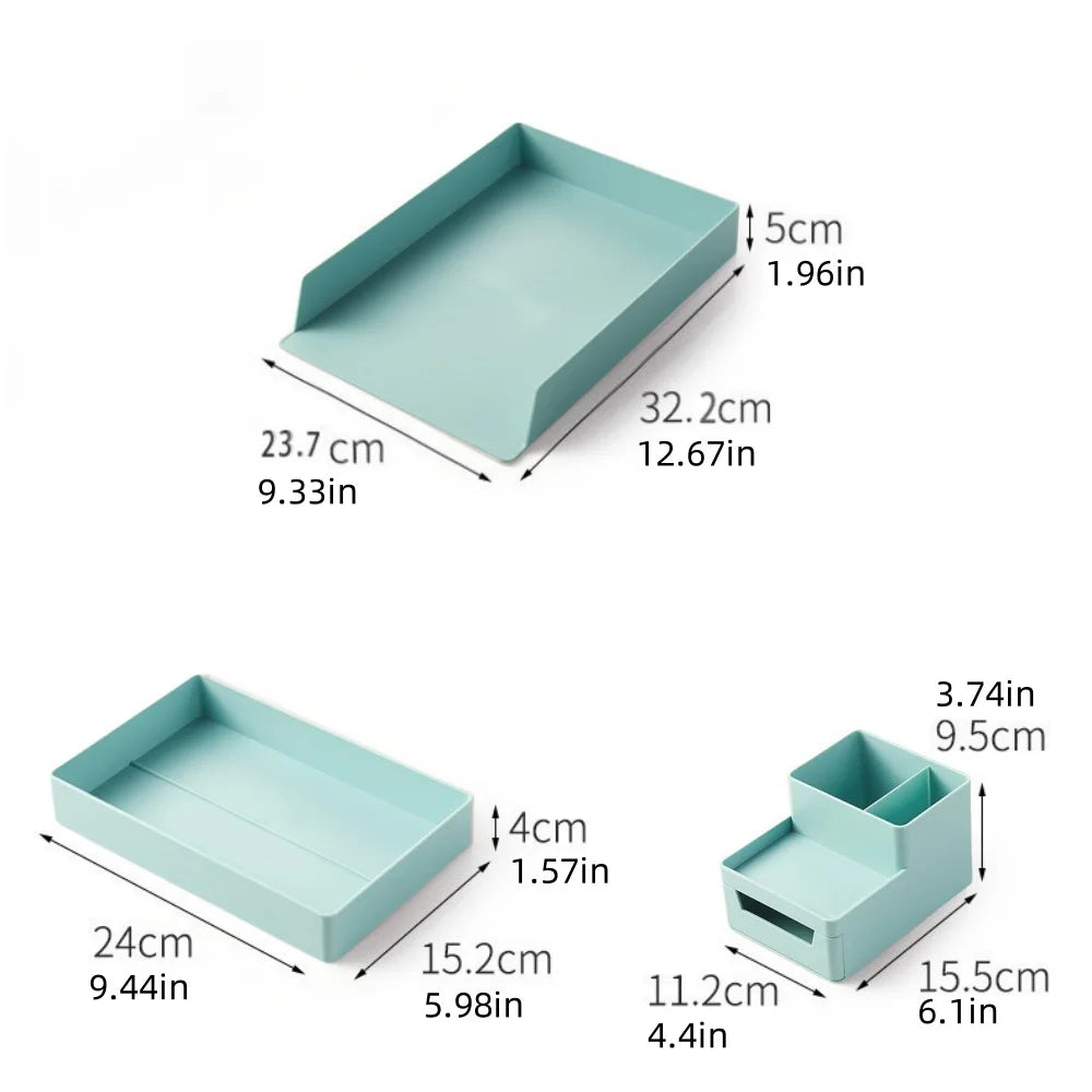 Desktop File Organizer Tray