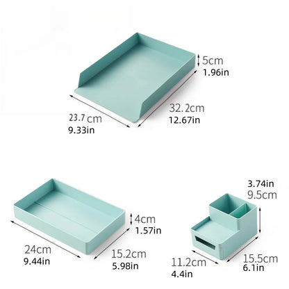 Desktop File Organizer Tray