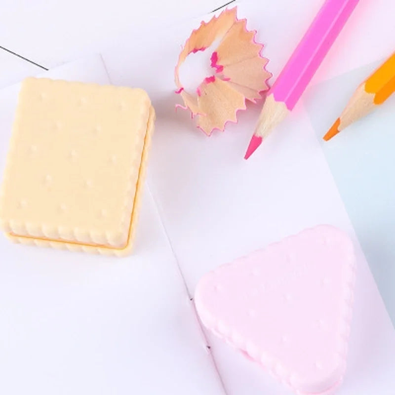 Biscuit Shape Pencil Sharpener Set
