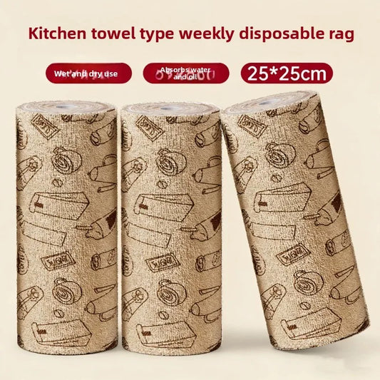 Disposable Kitchen Cleaning Towel Roll