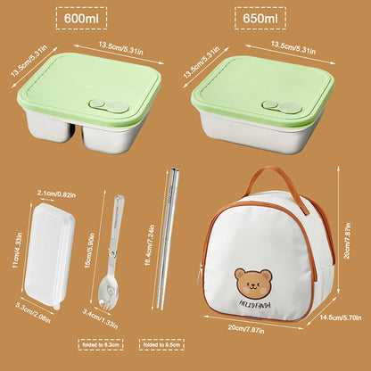 Leakproof Bento Food Container – 600ml–700ml