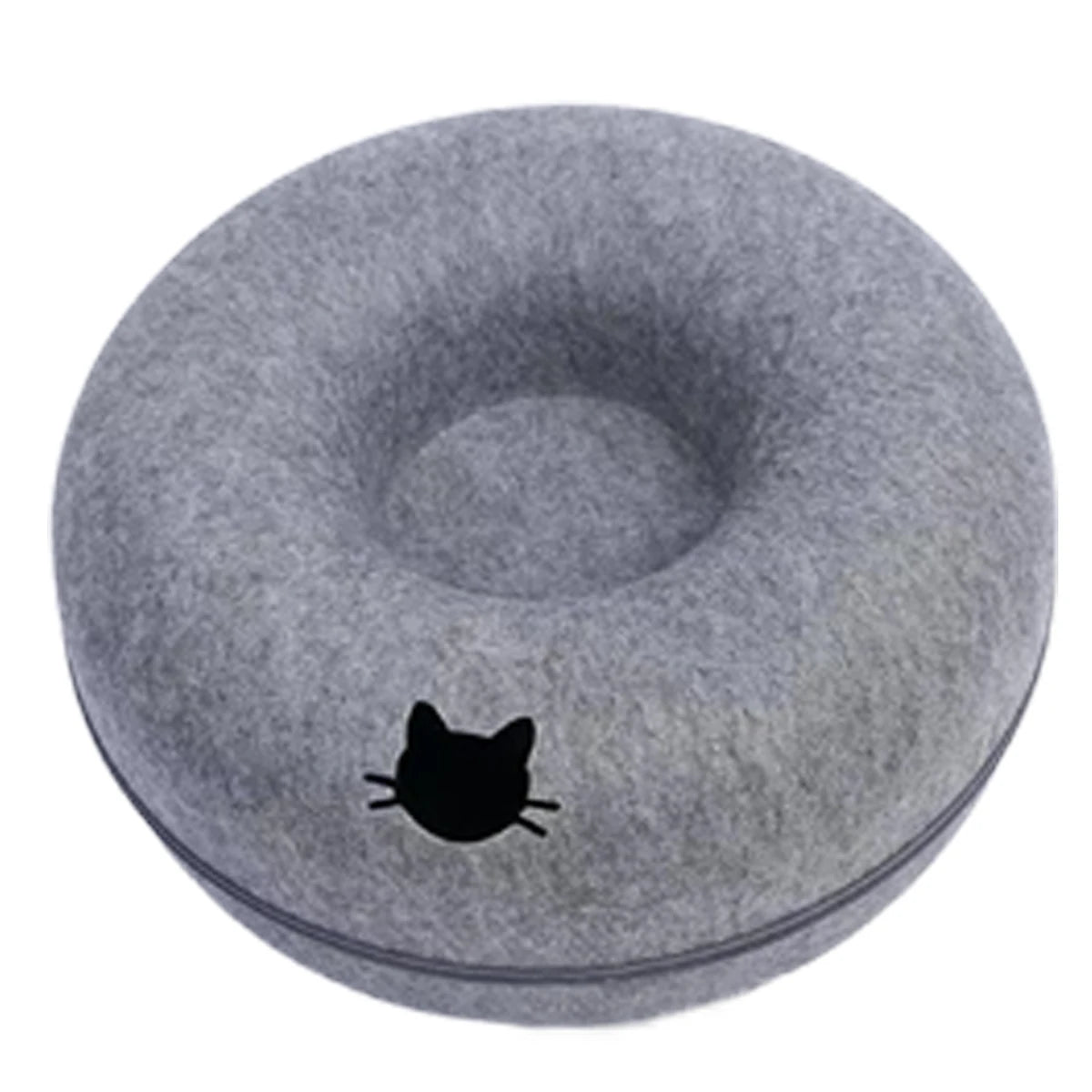 B-Tunnel Donut Cat Bed & Play Tunnel