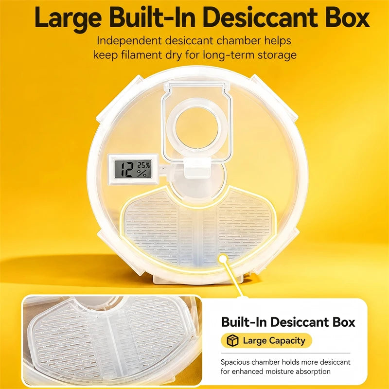 Airtight Wall-Mounted 3D Printer Filament Dry Box