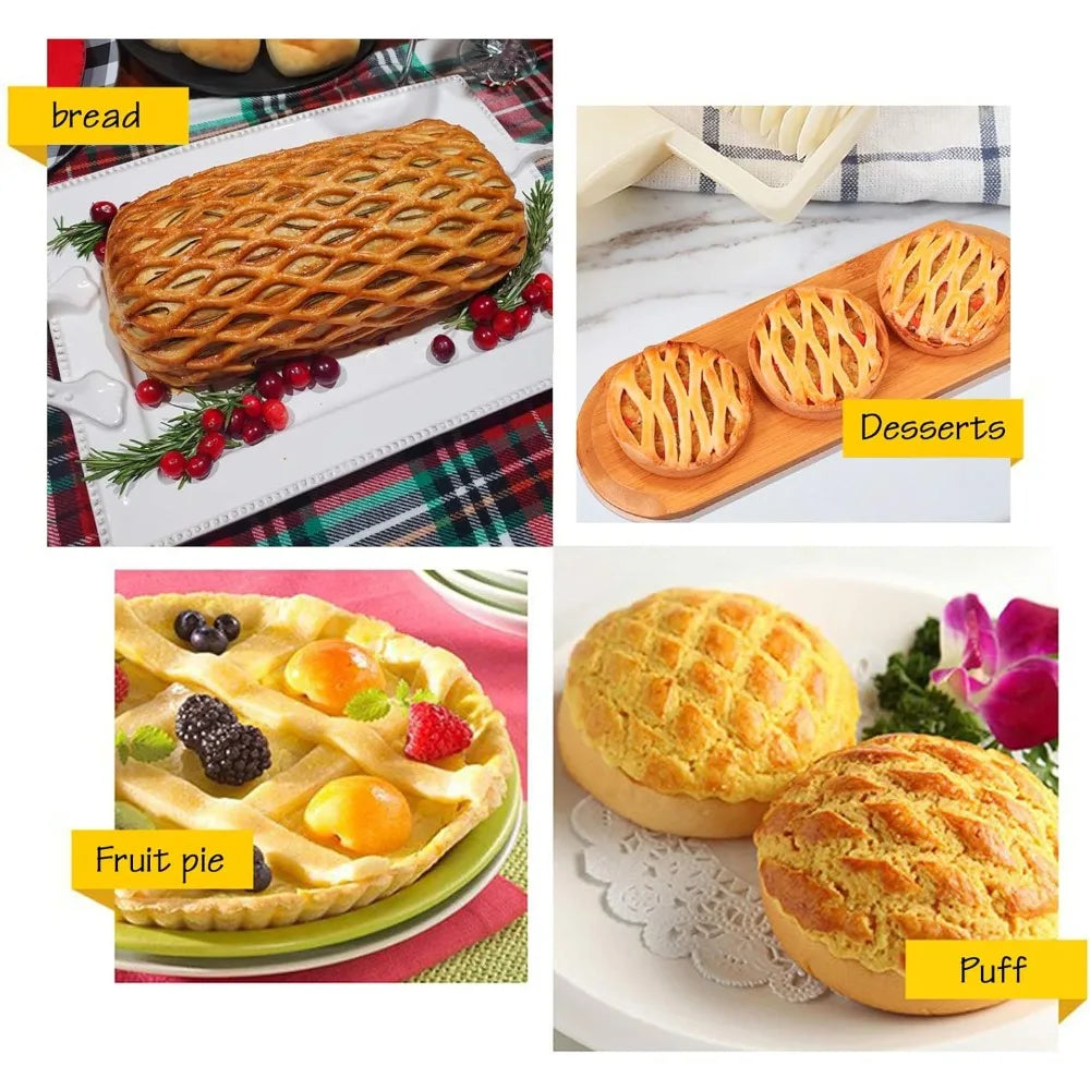 Plastic Lattice Pastry Roller Cutter