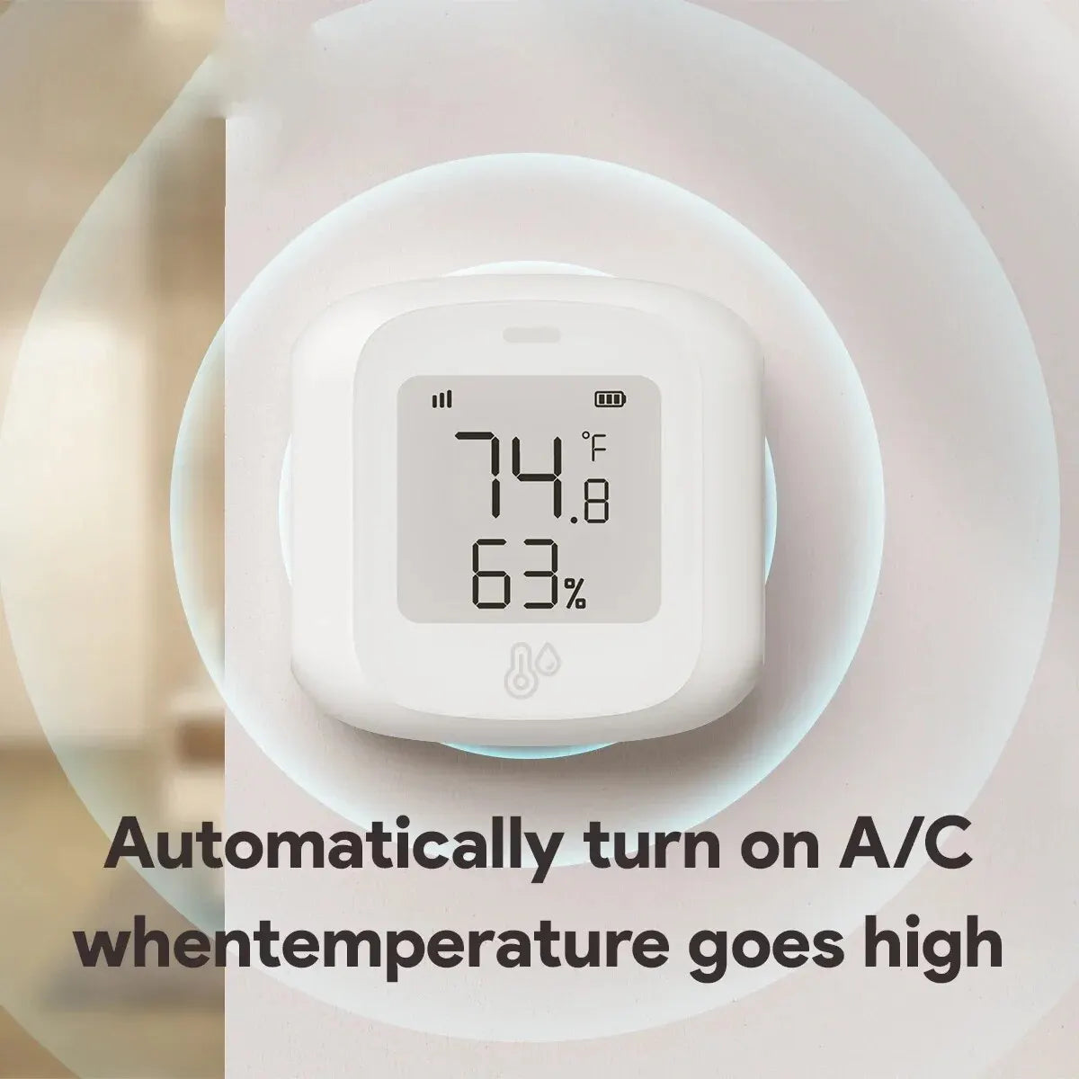 Smart WiFi & Zigbee Temperature Humidity Sensor