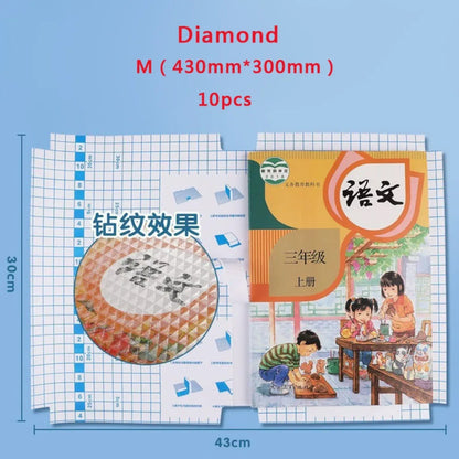 Transparent Waterproof Self-Adhesive Book Covers