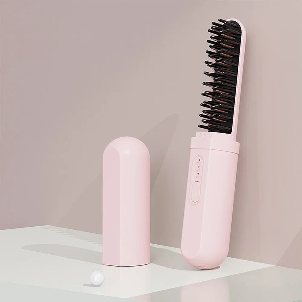 Mini Negative Ion Hair Straightening Comb
