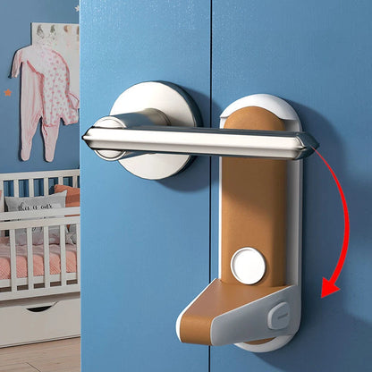 Pet Door Safety Lock Handle Protector
