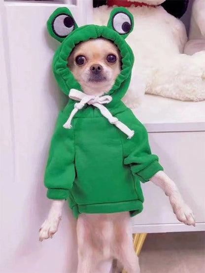 Cute Frog Dog Hoodie