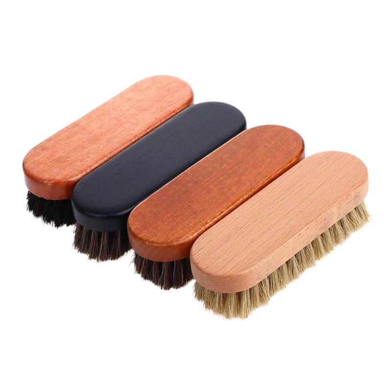 Horsehair Leather Shoe Care Brush