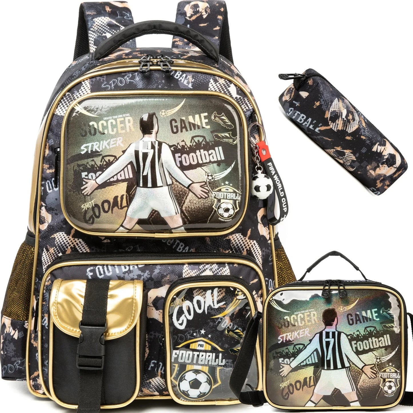 3-in-1 Kids School Backpack Set