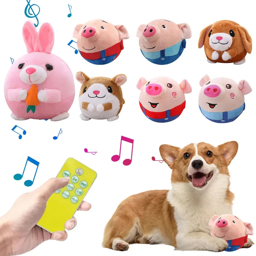 Interactive Plush Pet Ball