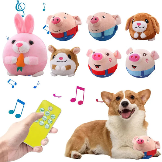 Interactive Plush Pet Ball