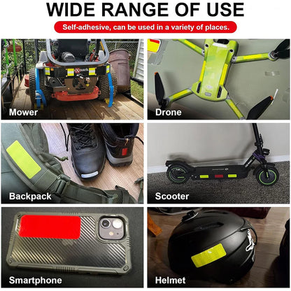 High Visibility Reflective Warning Stickers