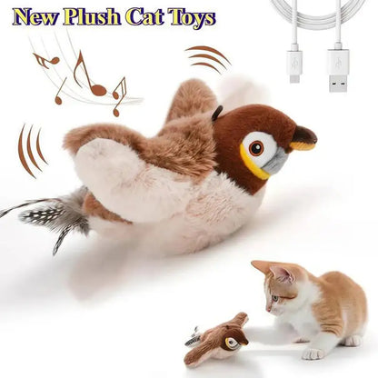 Interactive Chirping Bird Cat Toy