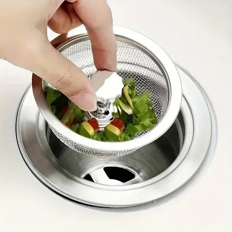 Stainless Steel Kitchen Sink Strainer & Stopper Set