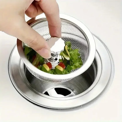 Stainless Steel Kitchen Sink Strainer & Stopper Set