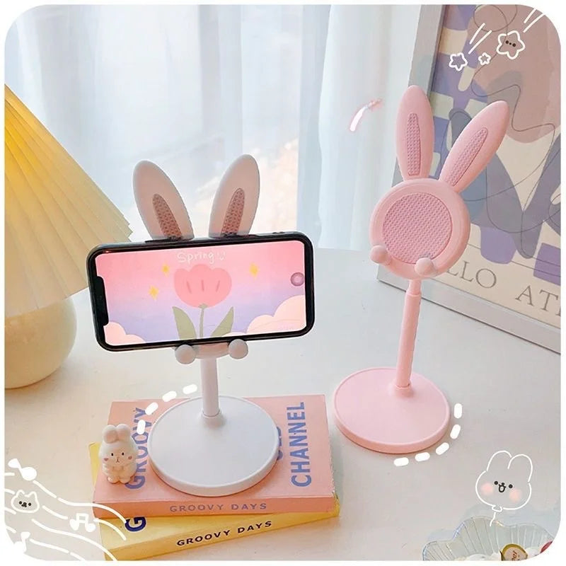 Cute Rabbit Adjustable Phone & Tablet Stand