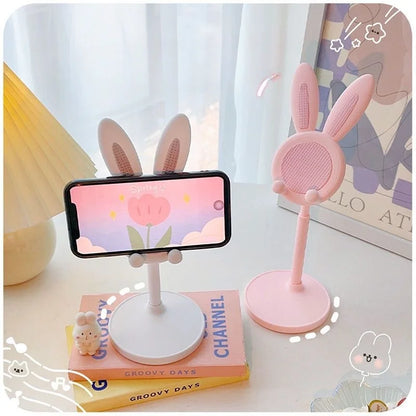 Cute Rabbit Adjustable Phone & Tablet Stand