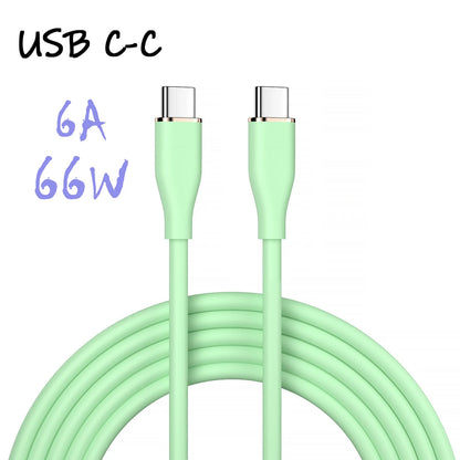 66W USB-C Silicone Cable