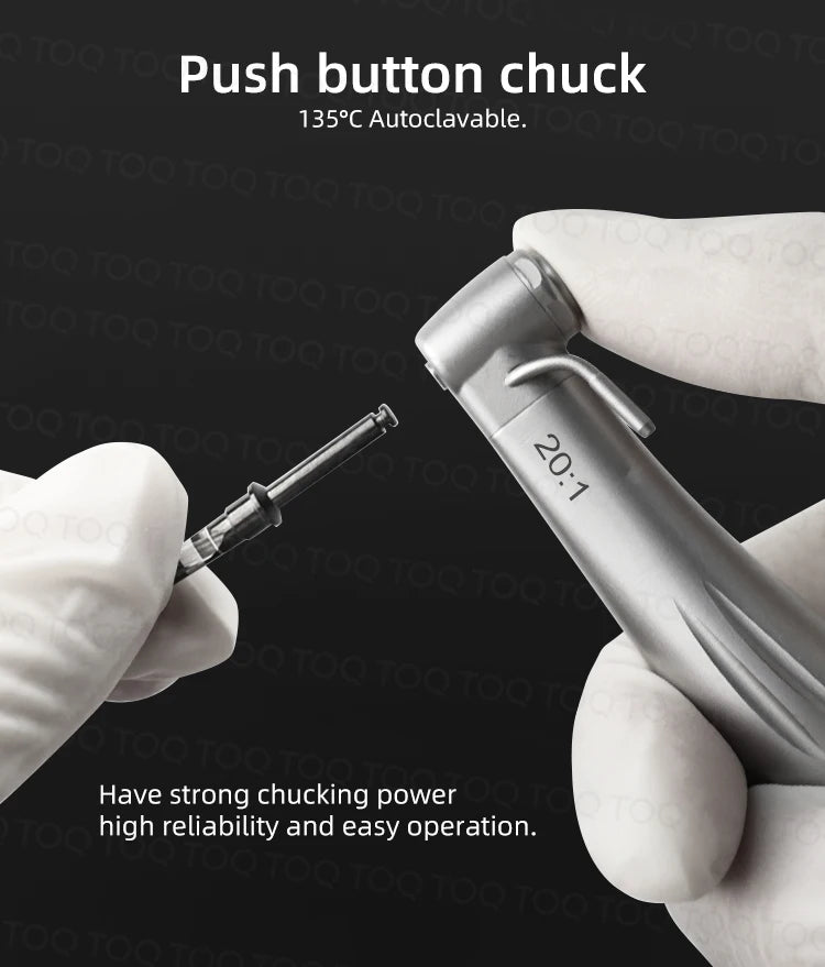 Dental LED Fiber Optic Implant Handpiece 20:1
