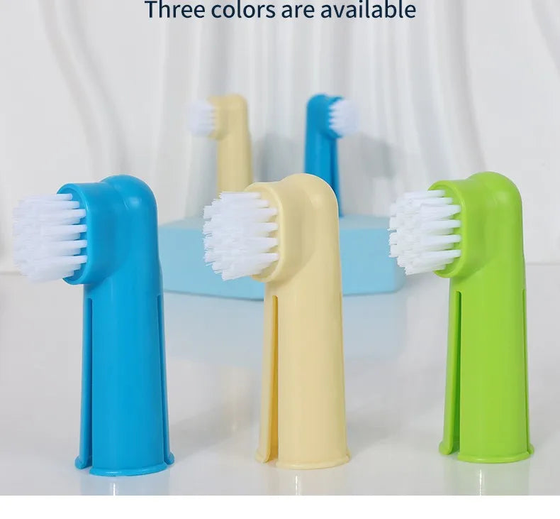 Dog & Cat Oral Care Toothbrush Kit with Finger Brush