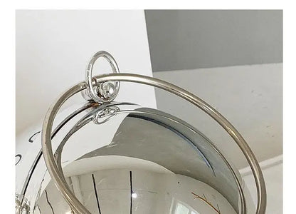 Metallic Sphere Evening Clutch Bag