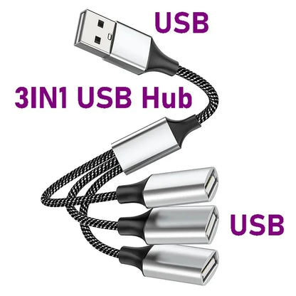 4-Port USB-C Hub OTG Adapter