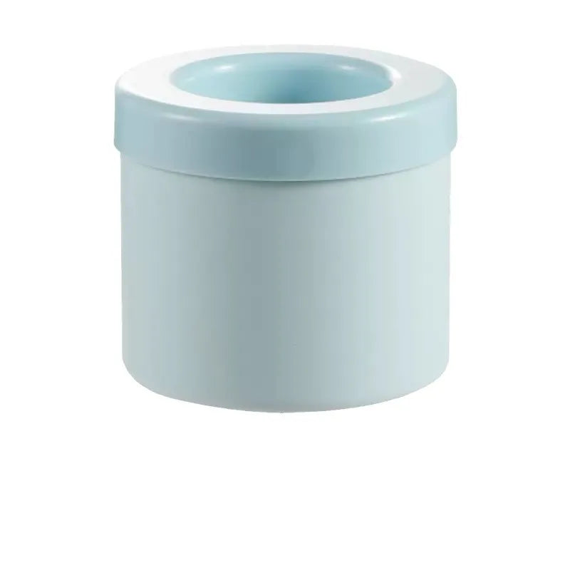 Portable Silicone Ice Cube Mold and Ice Storage Bucket with Lid