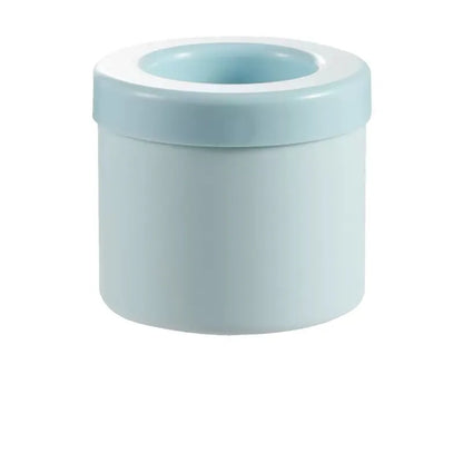 Portable Silicone Ice Cube Mold and Ice Storage Bucket with Lid
