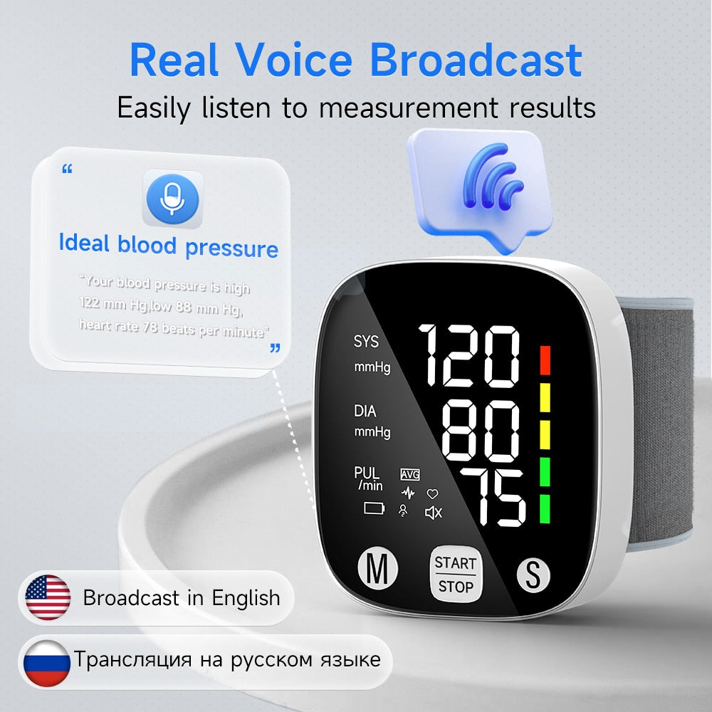 Yongrow Rechargeable Digital Wrist Blood Pressure