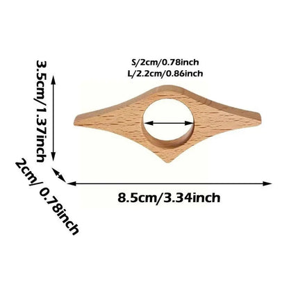 Solid Wooden Thumb Page Holder Bookmark