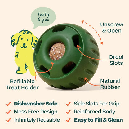 Interactive Dog Treat Puzzle Toy