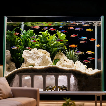3D Castle Aquarium Cave Ornament for Fish & Reptiles