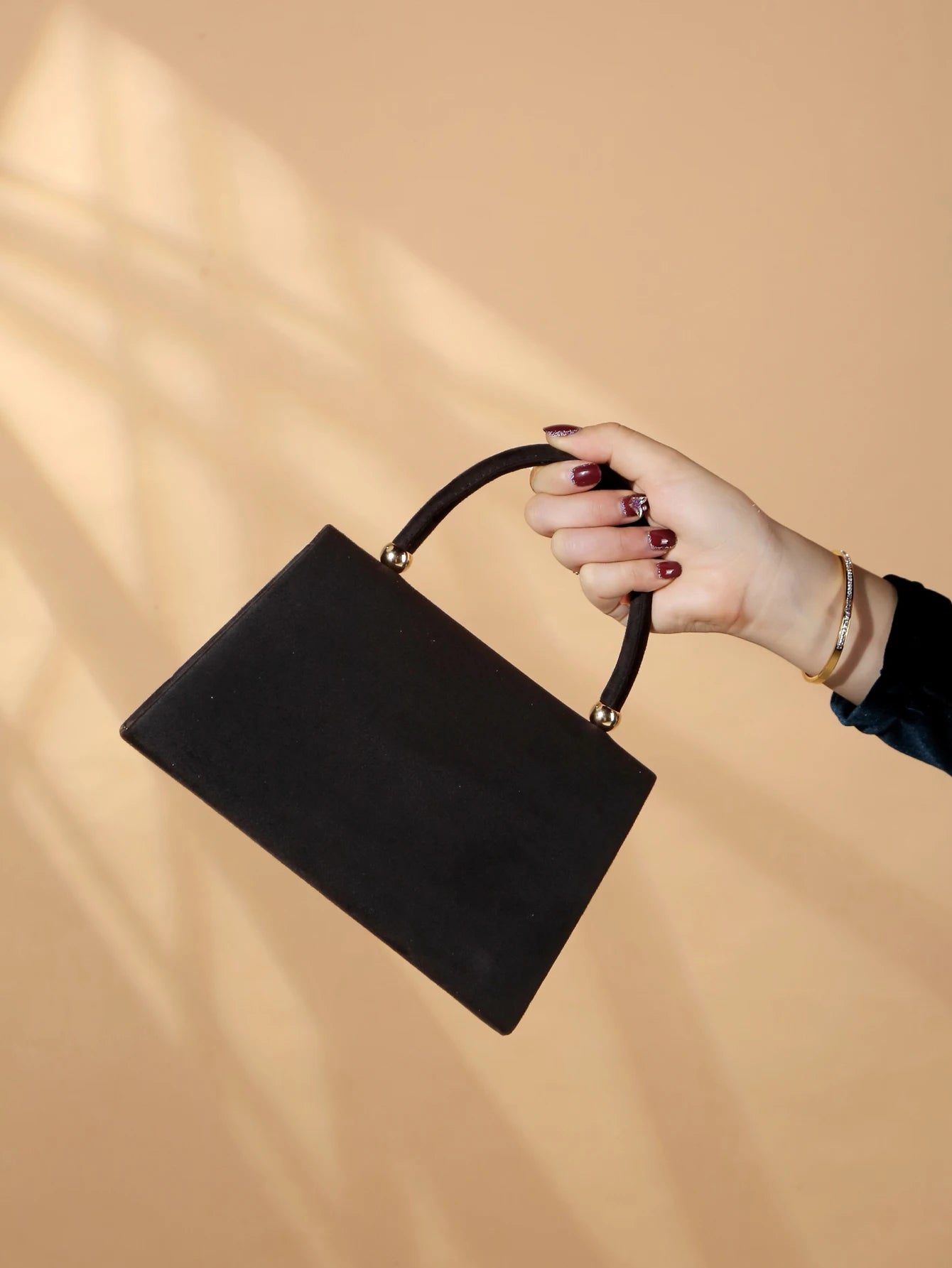 Velvet Evening Clutch Handbag