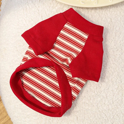 Striped Pet Pullover Shirt