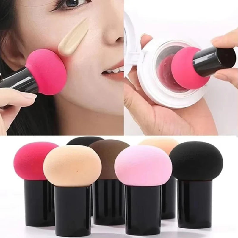 Mushroom Head Cosmetic Makeup Puff