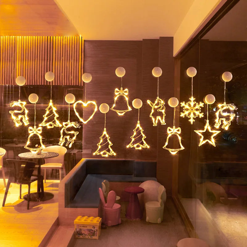 LED Christmas Window Suction Light