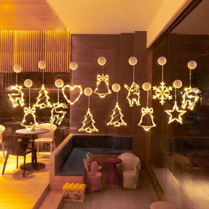 LED Christmas Window Suction Light