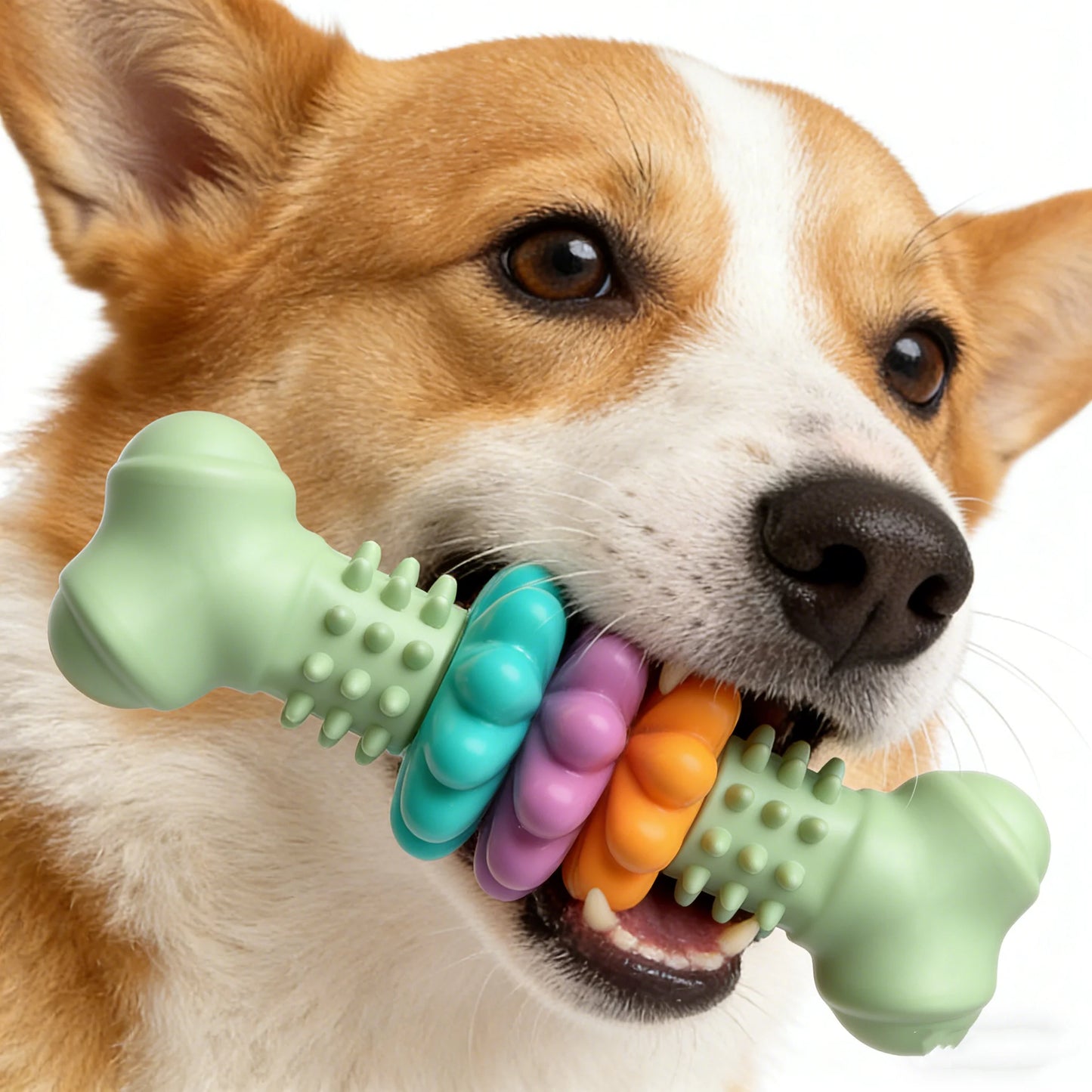 Rubber Bone Chew Toy for Dogs