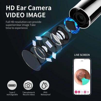 NATFIRE NK3 Pro HD Wireless Ear Cleaner with Camera