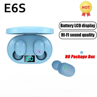 E6S Wireless Bluetooth Earbuds with Charging Case