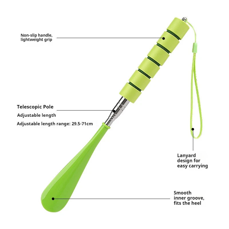 Telescopic Stainless Steel Shoe Horn