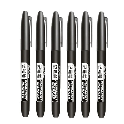 6 Pcs Permanent Marker Pen