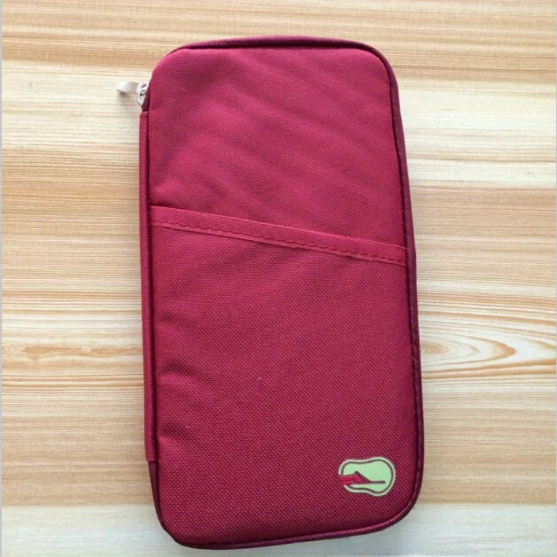 Travel Passport Wallet Organizer