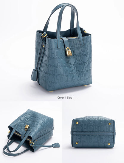 Elegant PU Leather Handbag & Matching Wallet Gift Set