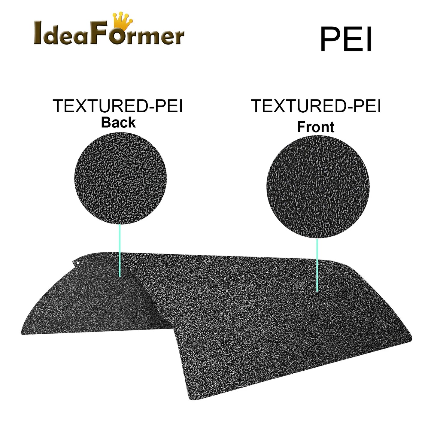 Double-Sided PEO/PET Spring Steel Build Plate – 235 × 235 mm