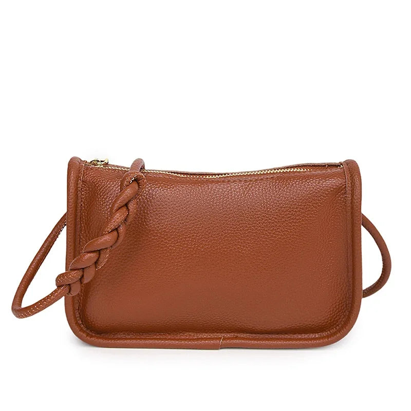 Genuine Cow Leather Crossbody Bag
